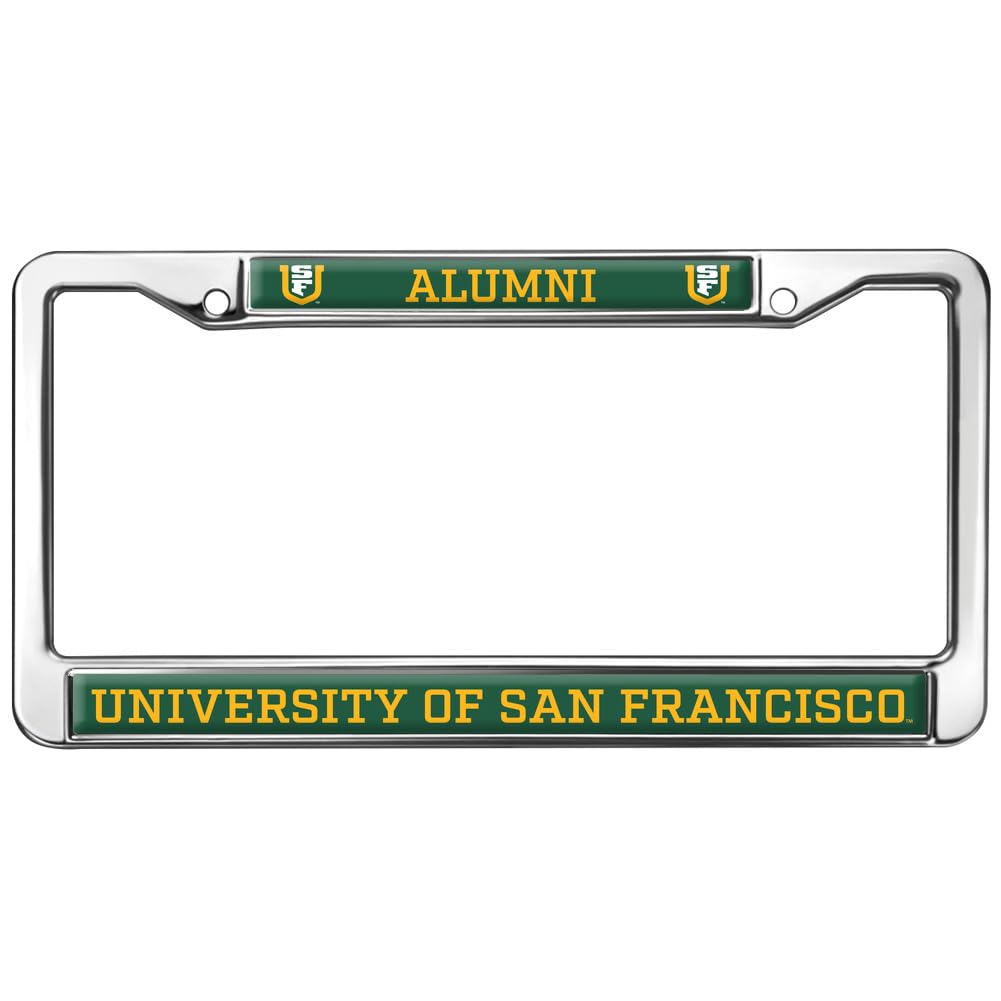 University of San Francisco Alumni Full Size Standard License Plate Metal Frame