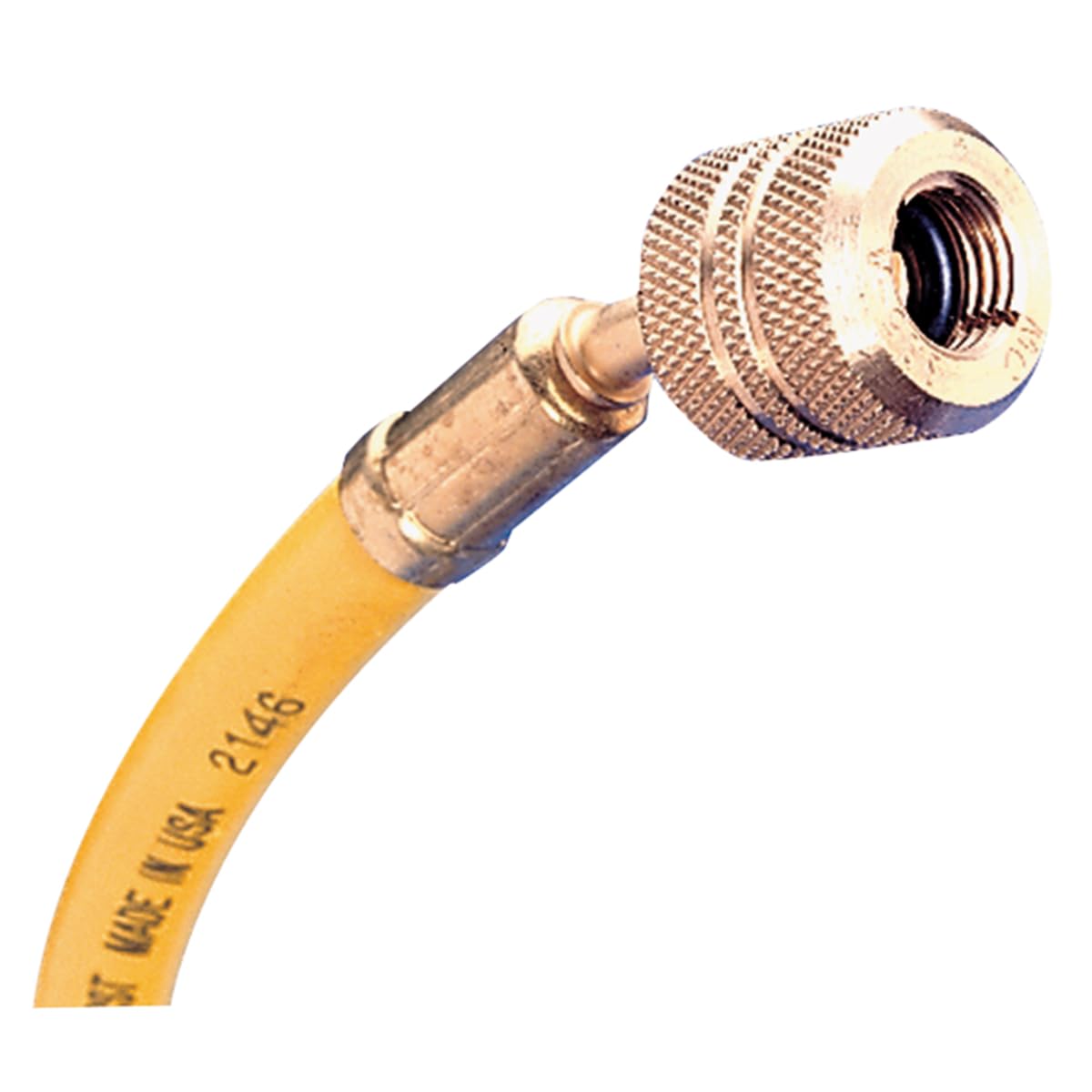 Mastercool 45962 96&quot; R-12 Yellow Hose with Auto Shut-Off Fittings