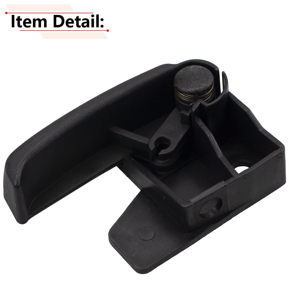 RLB-HILON Hood Release Handle Compatible with Chevy Silverado 1500 2500 3500 Suburban Tahoe GMC Sierra Yukon, for 15741109, Hood