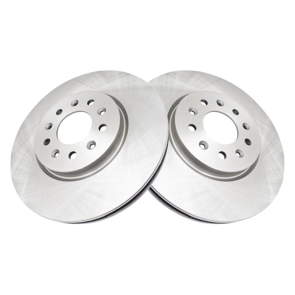 Trq Front Brake Rotors Set Vented Compatible With 2016-2018 Buick Envision 2017-2019 Lacrosse 2018-2020 Regal Sportback Regal To