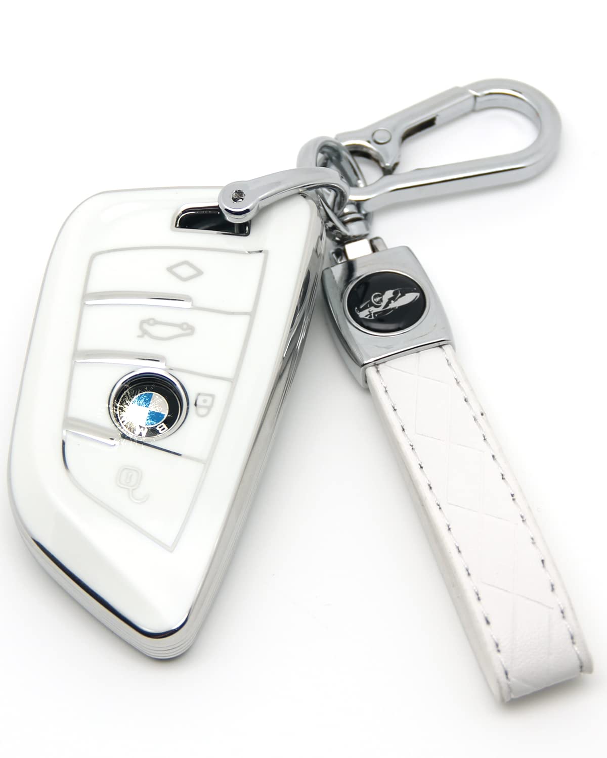 Haoyoumei Suitable For Bmw Key.Advanced Soft Tpu Key Case Is Compatible With X1 X3 X4 X5 X6 X7 M5 M6 1 3 4 5 6 7 Gt3 Gt5 Gt6 Key