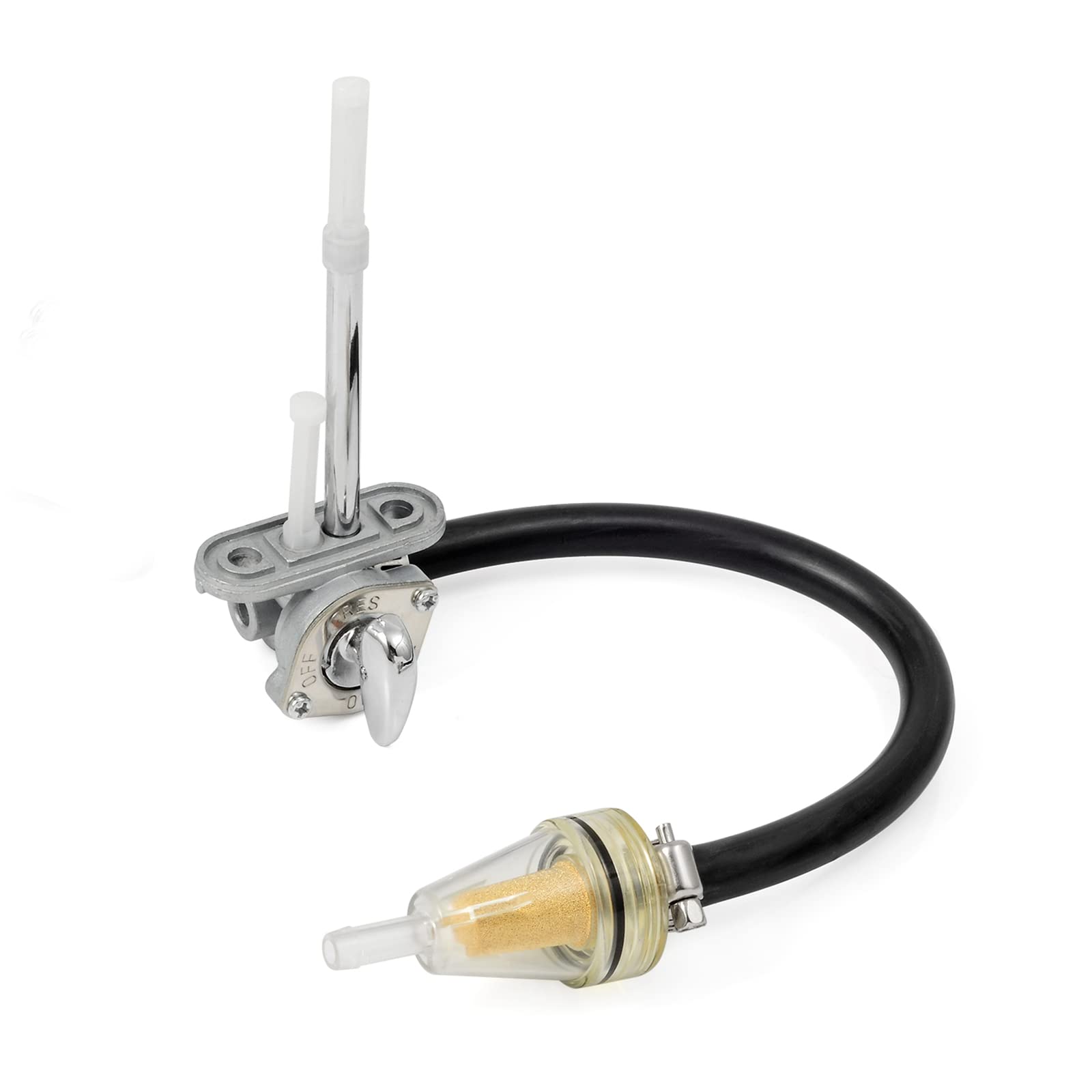 Fuel Valve Petcock 8Mm Kit For Yamaha Blaster 200 Breeze 125 Yfa1 Grizzly 125 Yfm125G Rt100 Bw80 Bw200 Bw350