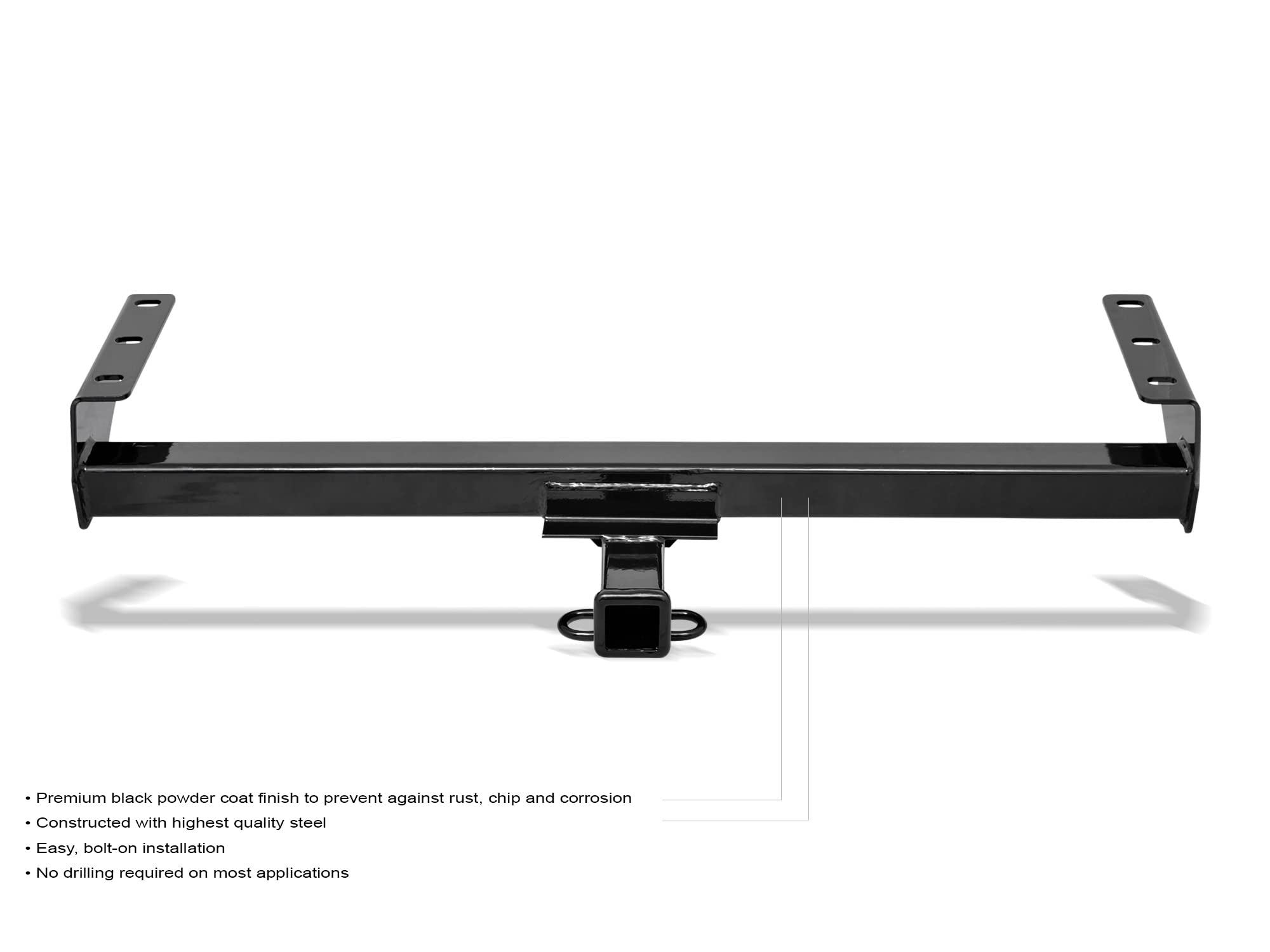 Armordillo 2005-2017 Nissan Frontier Class 3 Trailer Hitch - Black
