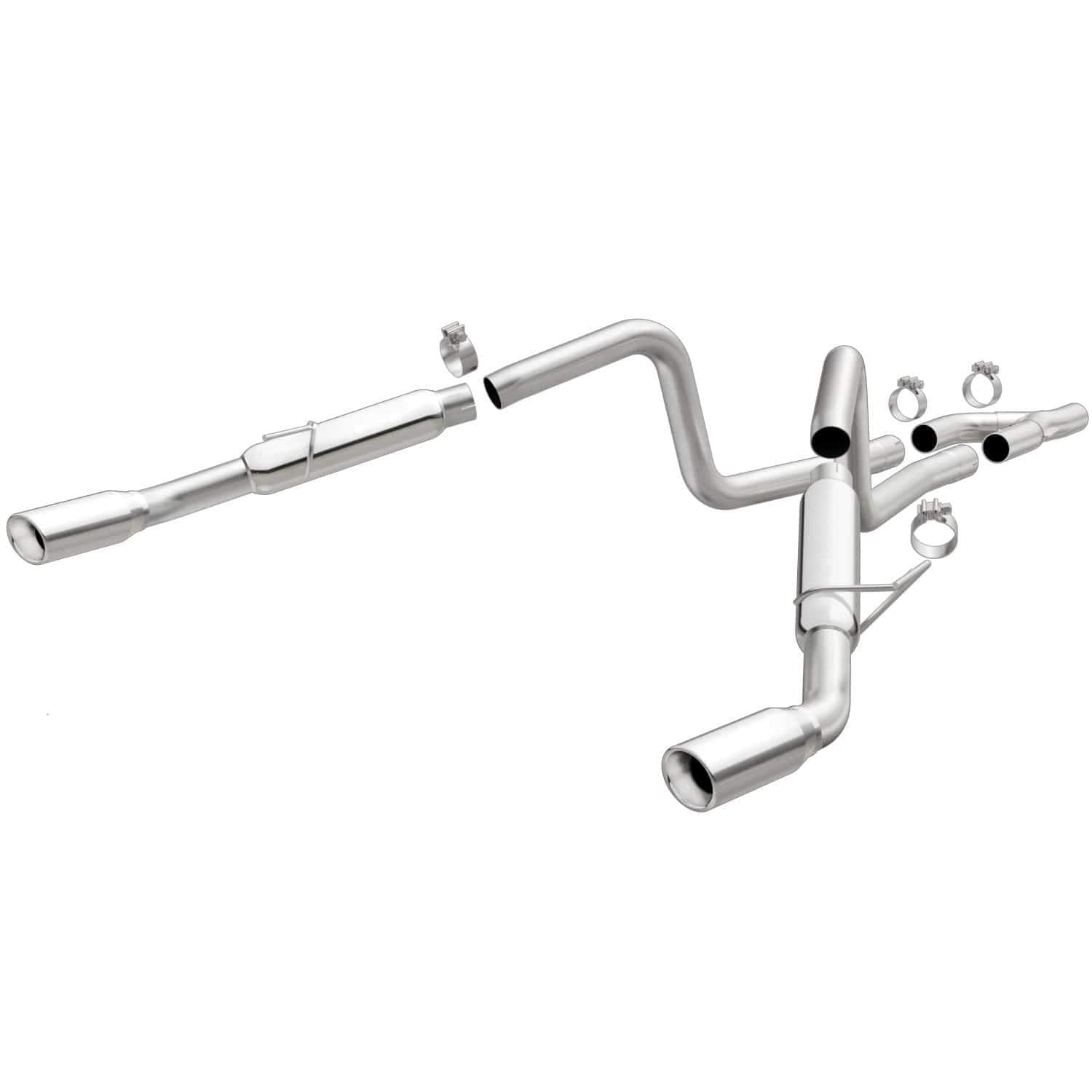 MagnaFlow Performance Exhaust System 16605: Cat-Back, Competition Series, For 2005-2009 Ford Mustang