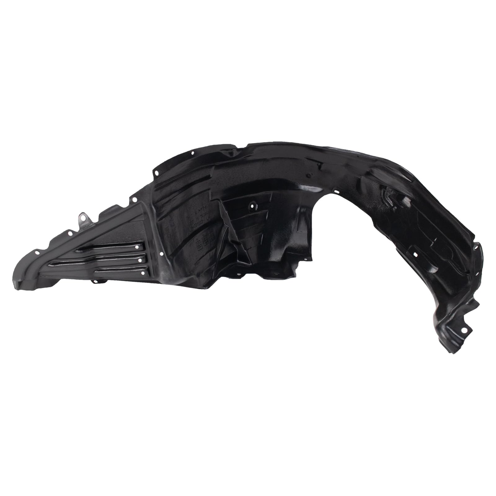 Trq Front Inner Fender Liner Set Compatible With 2008-2011 Subaru Impreza Su1248117 Su1249117