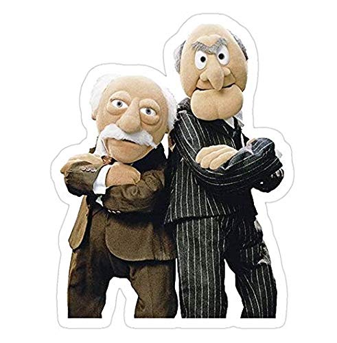 Statler -Waldorf Muppets Decal Sticker - Sticker Graphic - Auto, Wall, Laptop, Cell, Truck Sticker For Windows, Cars, Trucks