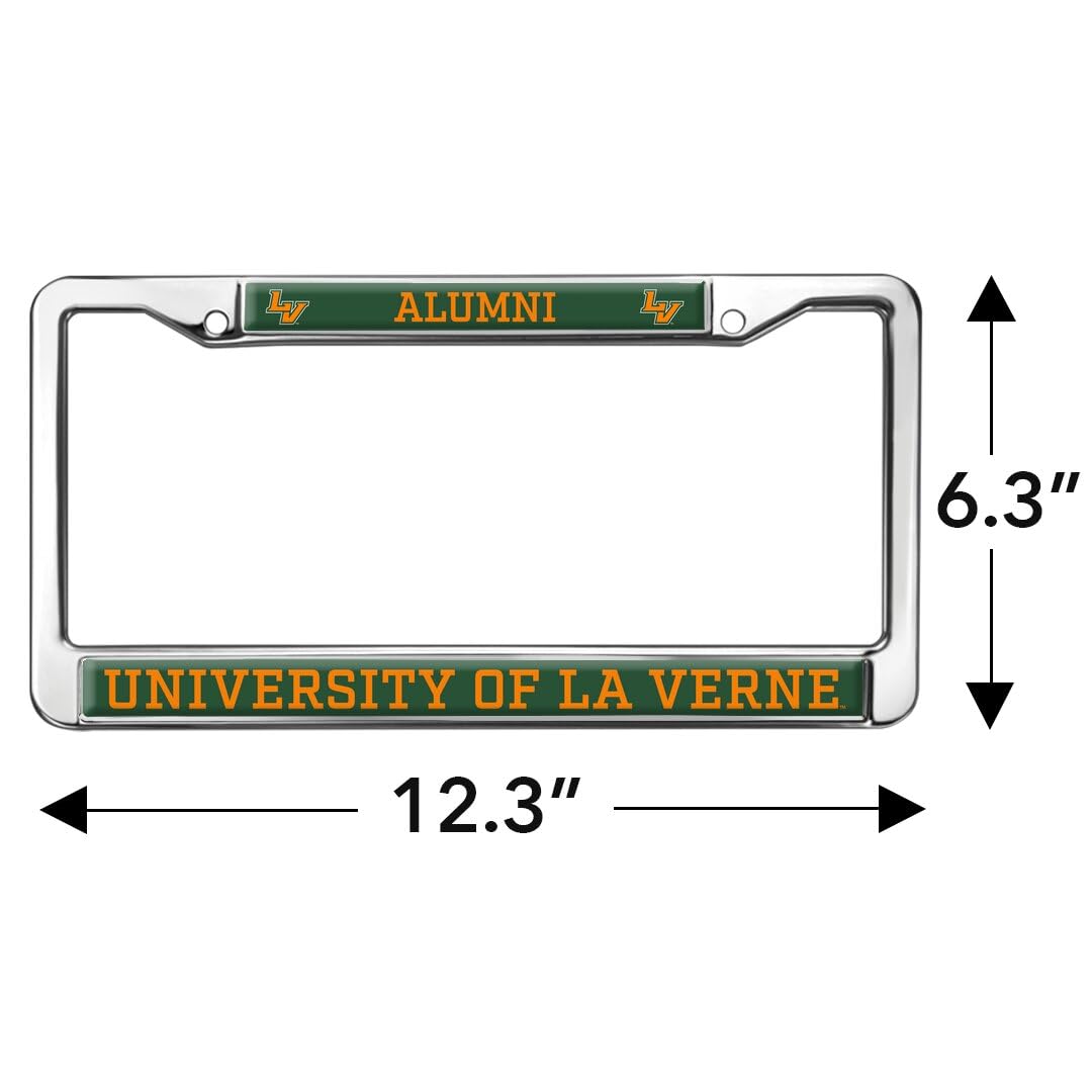 University of La Verne Alumni Full Size Standard License Plate Metal Frame