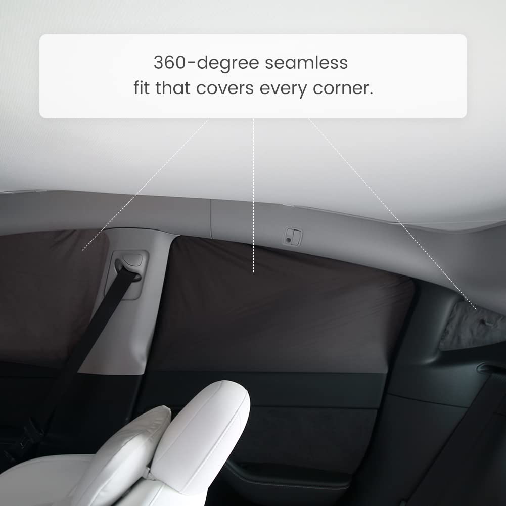 Havnby Tesla Model Y Curtains Car Privacy Windshield Sun Shade For Camping Foldable Auto Accessories Uv And Sun Protection 8-Pie