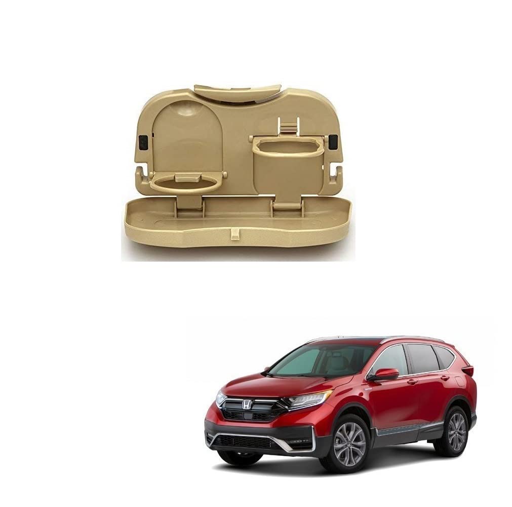 Stylish Foldable Compact Car Back Seat Tray for Food/Drinks/Cup/Bottle Holder Universal Pack of 1 Suitable for CRV