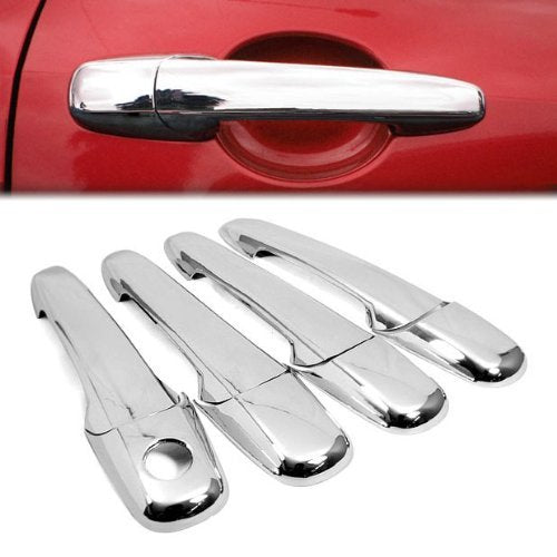 99Parts Chrome Plated Side Door Handle Cover Trims Fit For 03 04 05 06 07 Mazda 2 3 5 6
