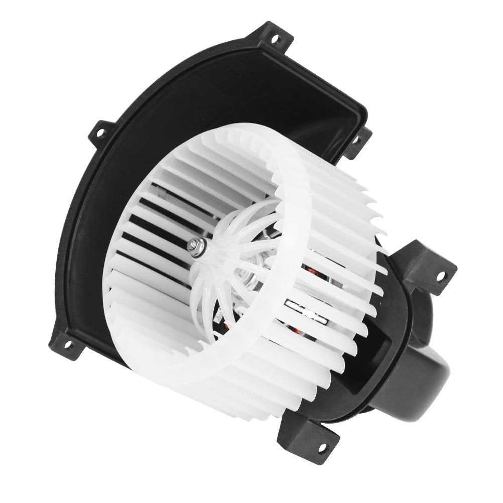 Ac Heater Blower Motor Fan White With Cage - Compatible With Volkswagen & Audi Vehicles - Touareg 2004, 2005, 2006, 2007, 2008,