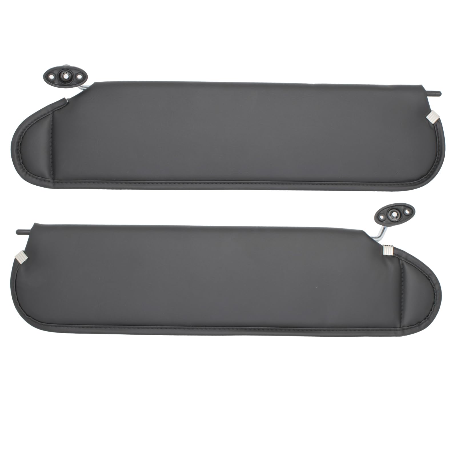 NHILES Left Driver & Right Passenger Sun Visor Compatible with Jeep Wrangler TJ 1997-2002 Sunshade Replacement Number 5EP34 LAZA