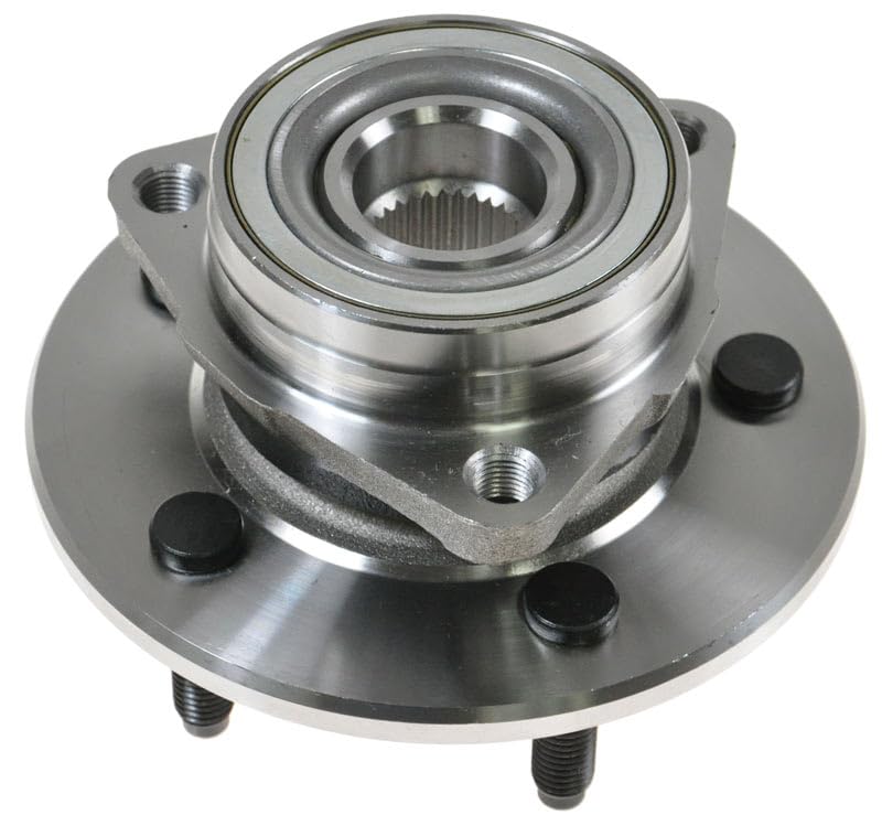 Trq Front Wheel Bearing & Hub Assembly 4Wd With Abs Sensor Compatible With 1999-2003 Ford F-150 2004 F-150 Heritage