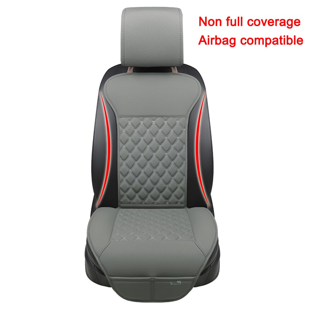 Black Panther Car Seat Cover, Luxury Car Protector, Universal Anti-Slip Driver Seat Cover With Backrest(1 Piece, Gray)