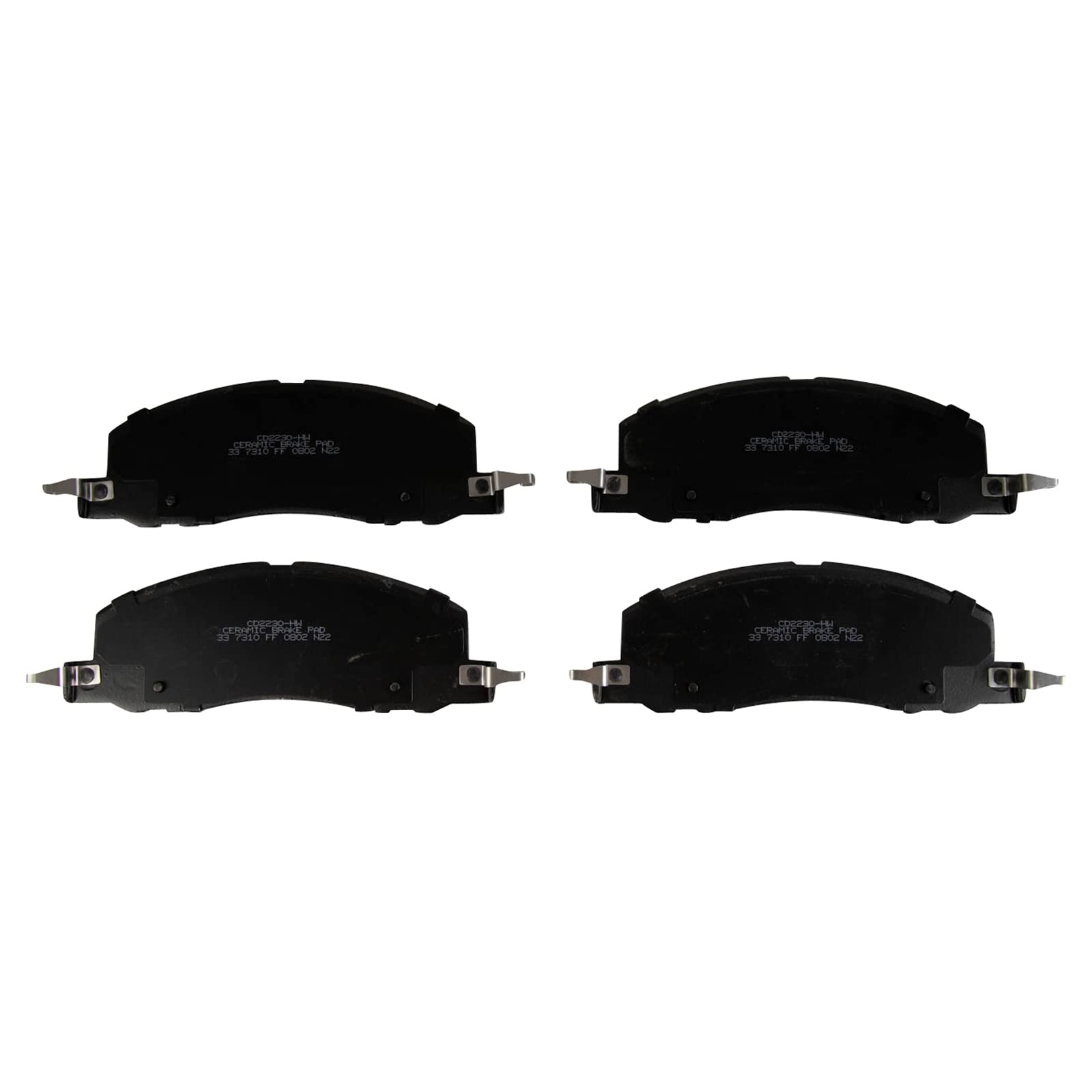 TRQ Front Brake Pads Ceramic Compatible with 2020-2022 Ford Explorer Lincoln Aviator