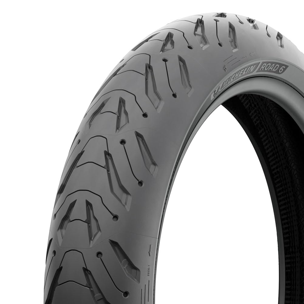 Michelin Road 6 Front Tire, Black, 120/70Zr-17 (58W) (26276)