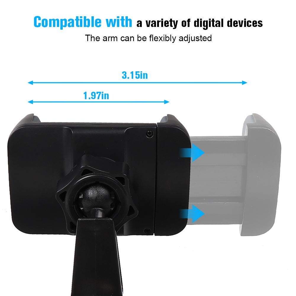 Jecar Car Dashboard Cellphone Holder Mount For Ford F150 2015 2016 2017 2018 2019 2020