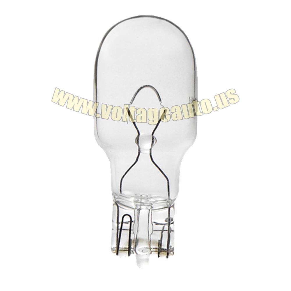 Voltage Automotive 916 Bulb For License Plate Light Side Marker Automotive Interior Light Dashboard Dome Light (Box Of 10)