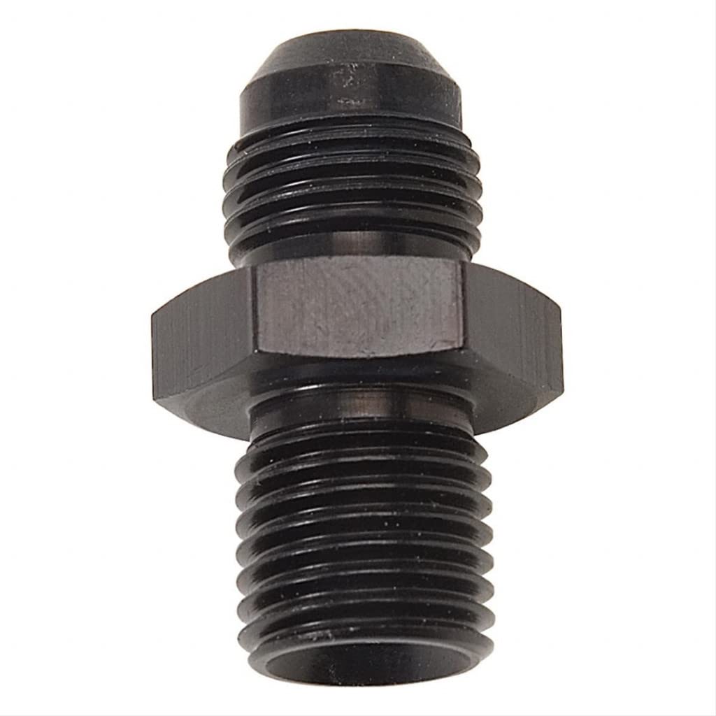 Russell Performance Adapter -6 AN Flare to 14mm x 1.5 Metric Thread | Black | 670523