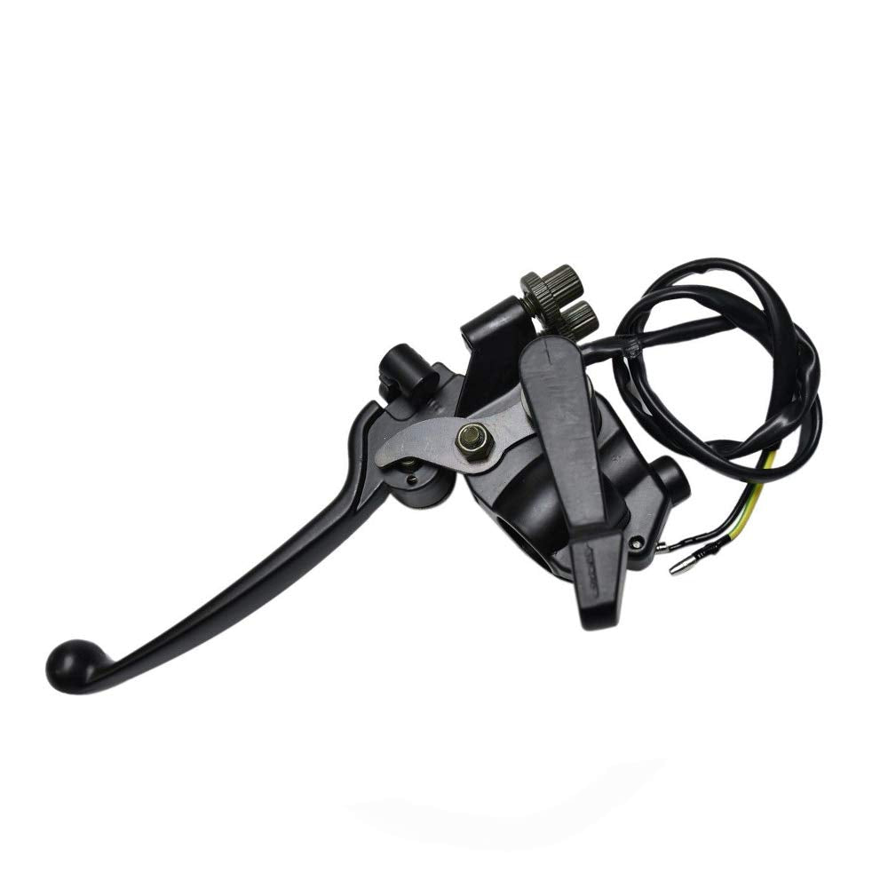 DFuerdivn 7/8'' 22mm Thumb Throttle Cable with Dual Brake Lever Assembly for 50cc 90cc 150cc 250cc ATV Quad Roketa Taotao Sunl K