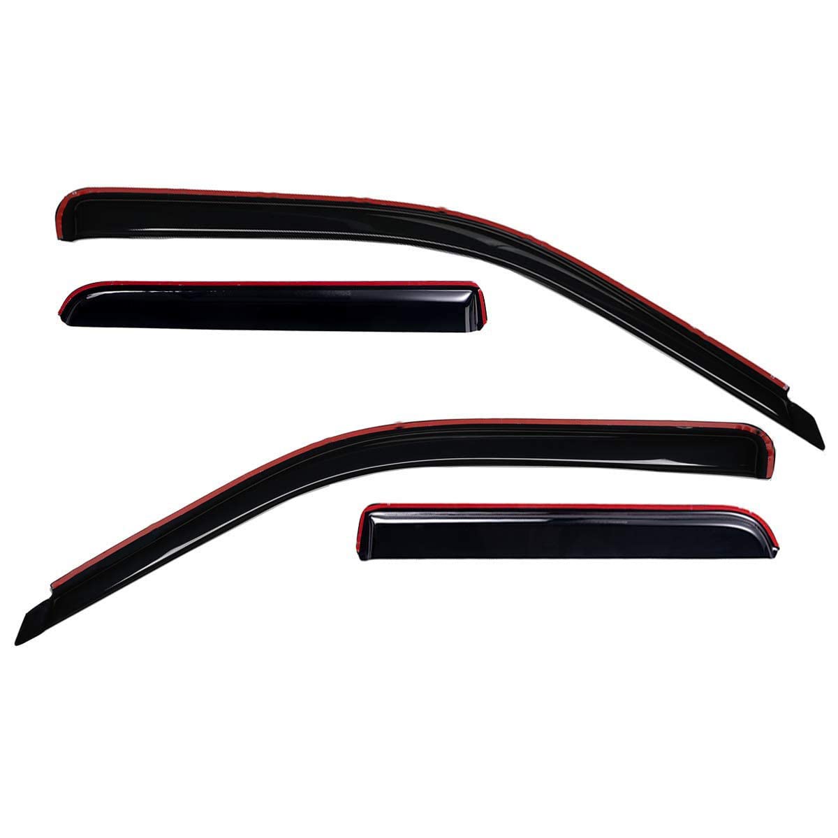 Lightronic Extra Durable In-Channel Auto Vent Window Visor, Fits 01-07 Chevrolet Silverado/Gmc Sierra 1500 (Hd), 2500 (Hd), 3500