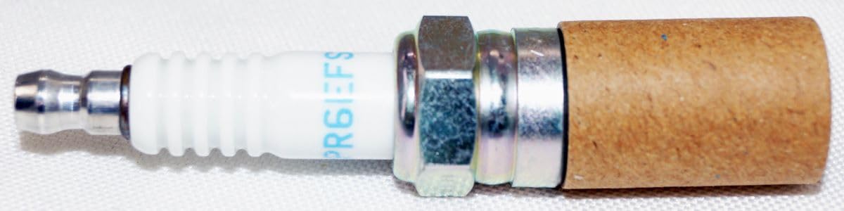 NGK BPR6EFS Spark Plug (Pack of 8) - 18mm Reach, 0.8mm Gap, 5K Ohm Resistor for Escort, Fiesta, Granada