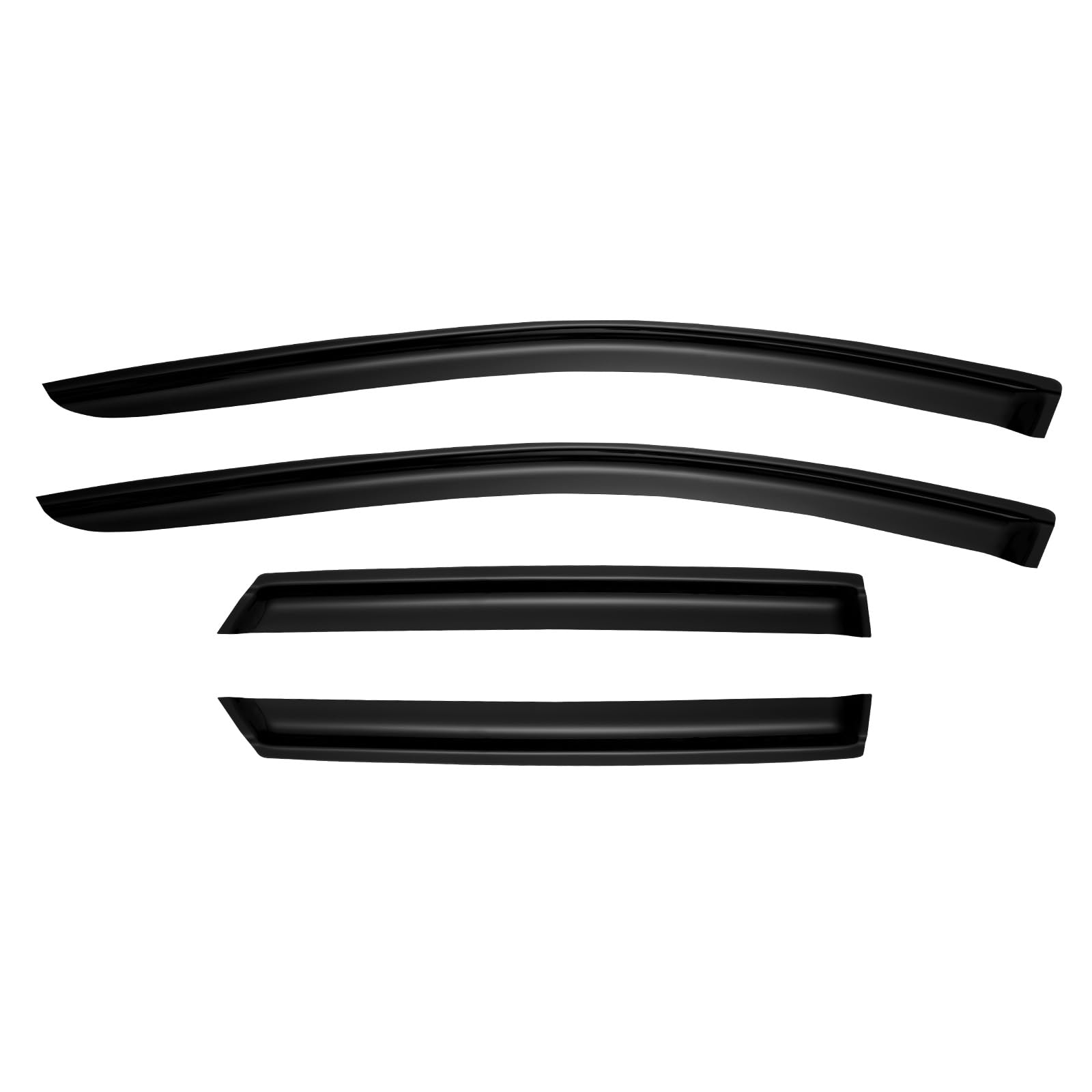 Cxdar Window Rain Guards Visors For 2007-2014 Ford Edge, Out-Channel Window Vent Wind Shades Deflectors Shield For 07-15 Lincoln