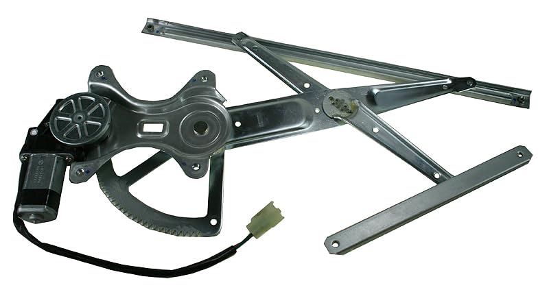 Trq Front Left Power Window Regulator & Motor Assembly Drivers Side Compatible With 2003-2008 Pontiac Vibe Gm1350158 Gm1350183