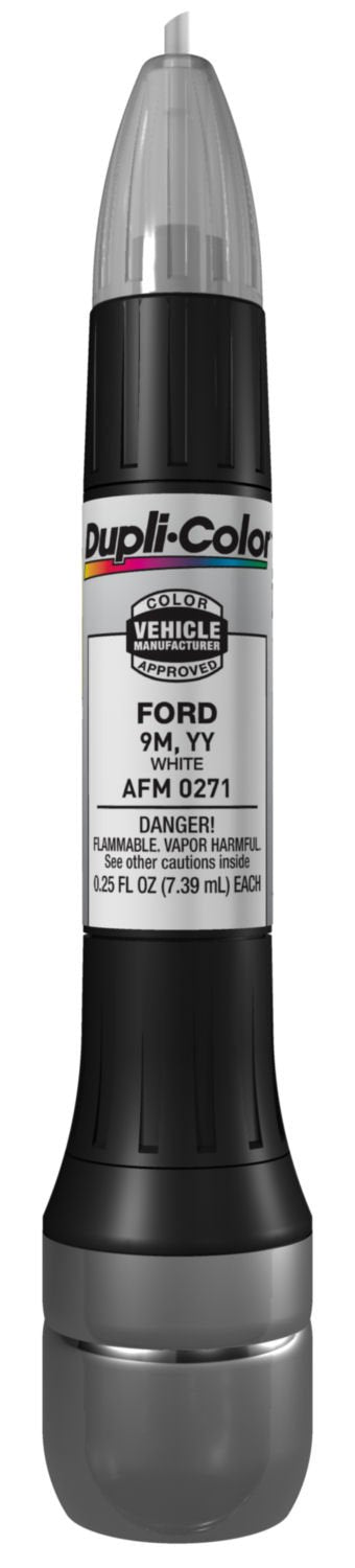 Dupli-Color Afm0271 Scratch Fix All-In-1 Exact-Match Automotive Touch-Up Paint - Ford White - 0.25 Oz. Paint Pen