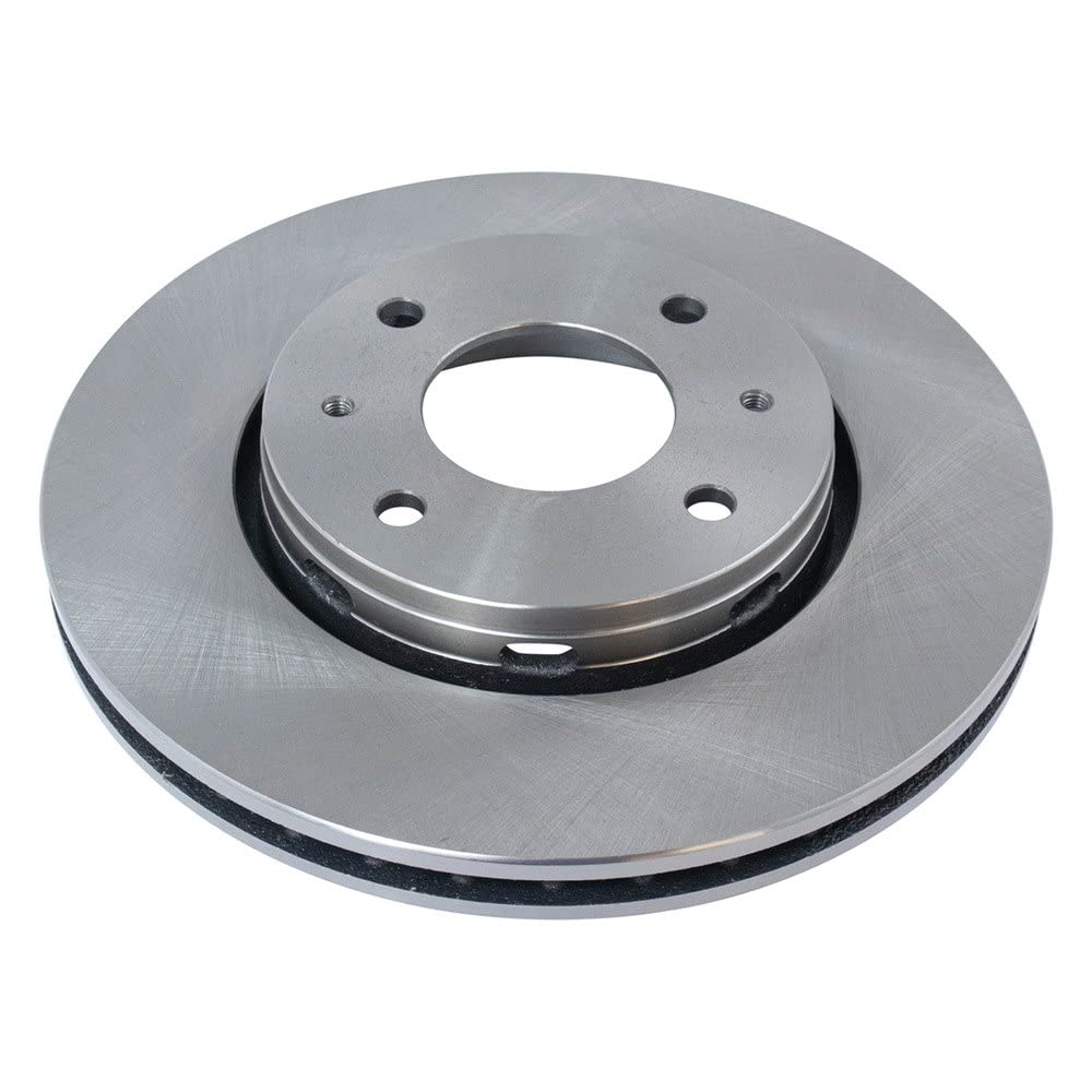 Trq Front Brake Rotors Set Vented Compatible With 2000-2004 Volvo S40 2000-2003 V40