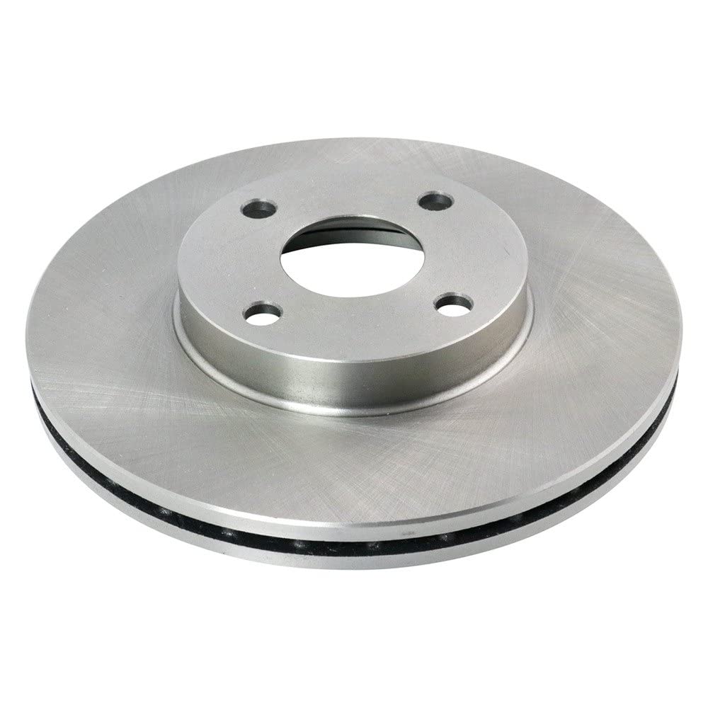 Trq Front Brake Rotors Set Vented Compatible With 1992-2003 Ford Escort 1992-1995 Mx-3 1990-1998 Protege 1992-1999 Mercury Trace