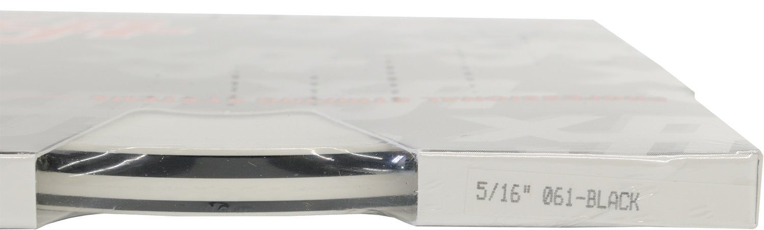 Universal TFX 0005061 - Auto Customizing Dual Pinstripe - 5/16&quot; x 150' (1/8” Stripe, 1/8&quot; Gap, Then 1/16” Stripe) - 061-Black