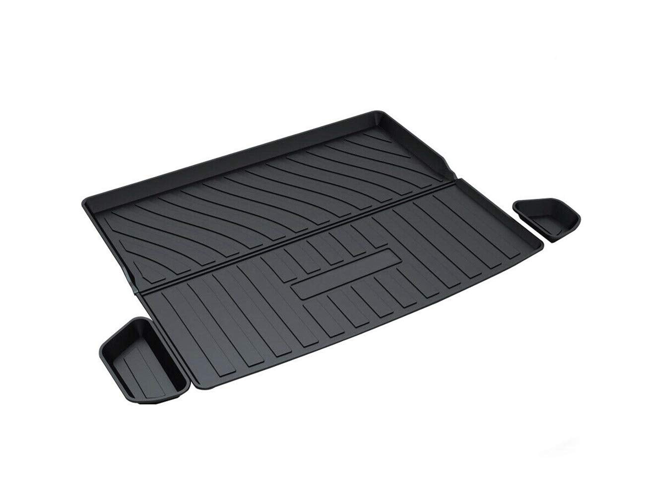 Cherokee Cargo Liners - All-Weather Protection Rear Cargo Trunk Tray Floor Mats Compatible With 2019 2020 2021 2022 2023 Jeep Ch