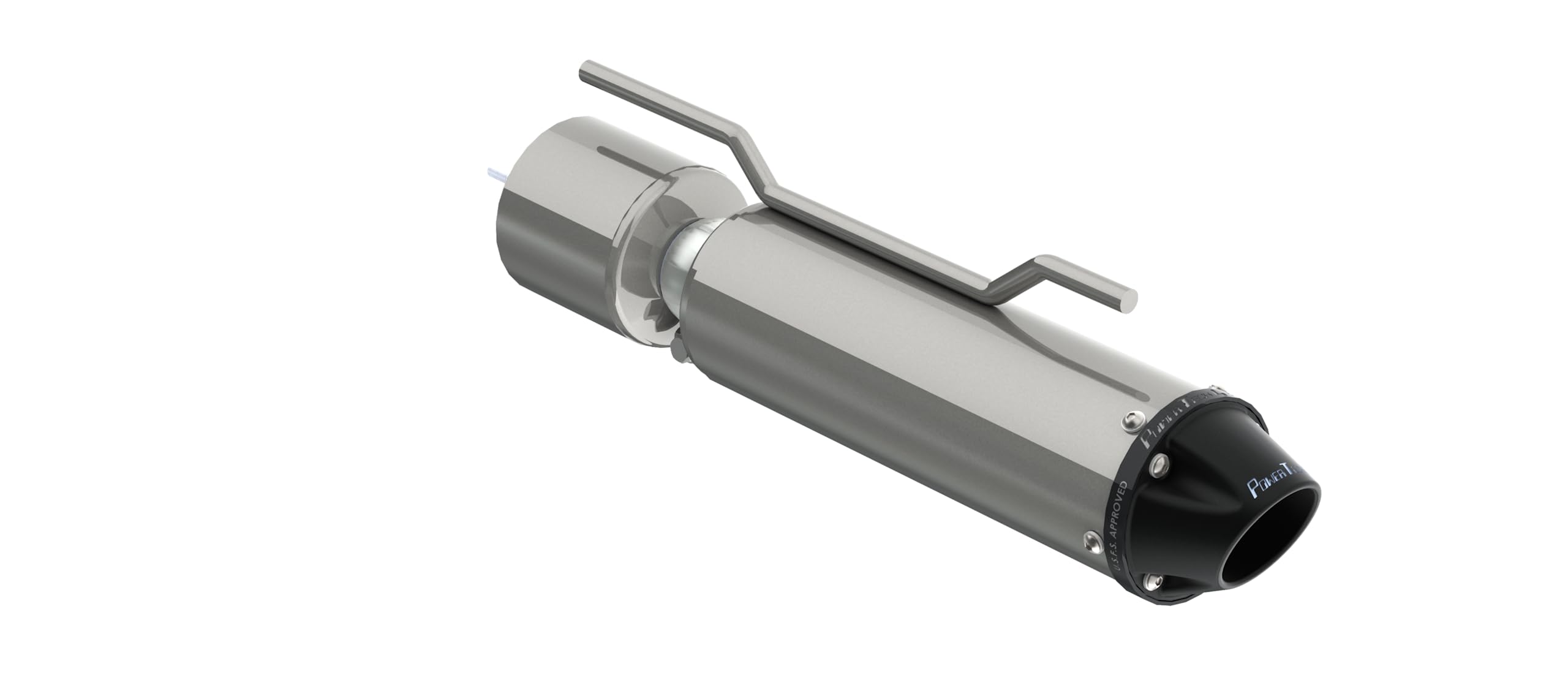 MBRP Exhaust AT-9300PT Performance Series Single 5 in. Slip-On For Kawasaki Teryx 750/800-Teryx 4 750/800 Performance Series Sin