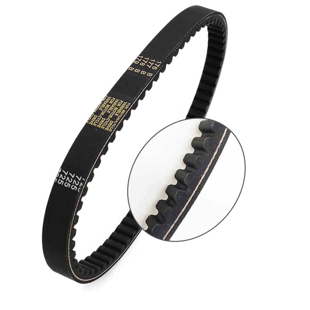 QYMOTO Go Kart Drive Belt 725, Hammerhead 80T, Mudhead 208r Belt, 14704 Belt for Trailmaster Mid Karts MB200, 30 Series Torque C