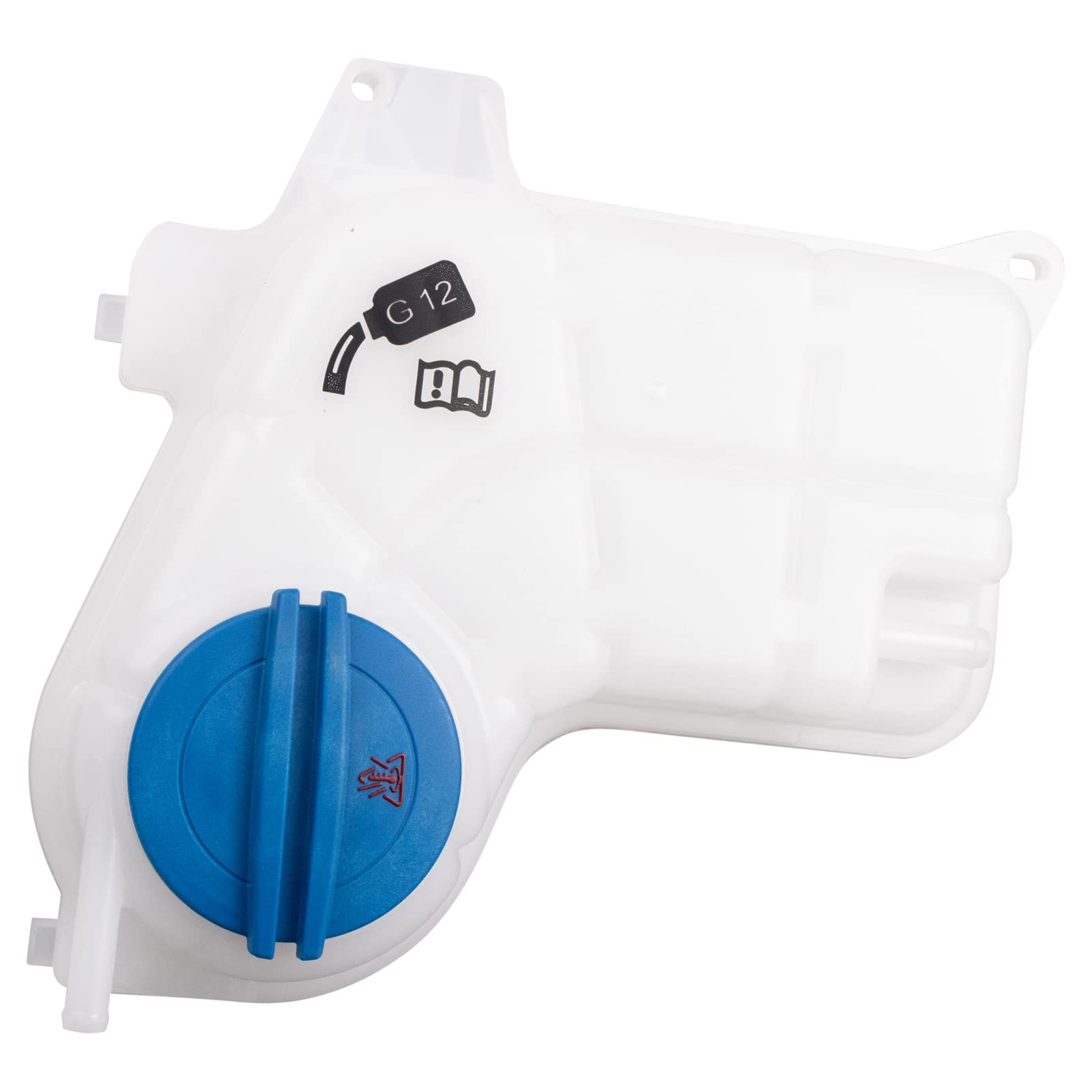 Trq Front Radiator Coolant Reservoir Expansion Tank Overflow Bottle White Compatible With 2002-2005 Audi A4 2002-2006 A4 Quattro