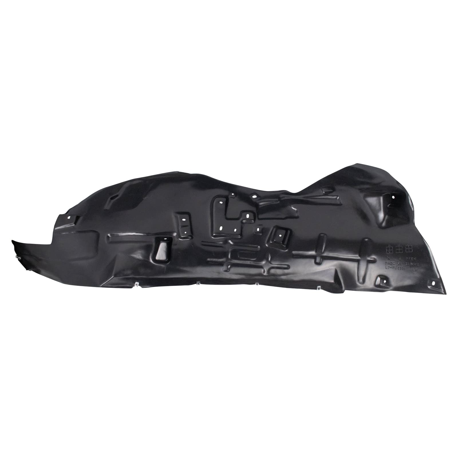 Trq Front Inner Fender Liner Set Compatible With 2021-2022 Ford F-150 Fo1248212 Fo1249212