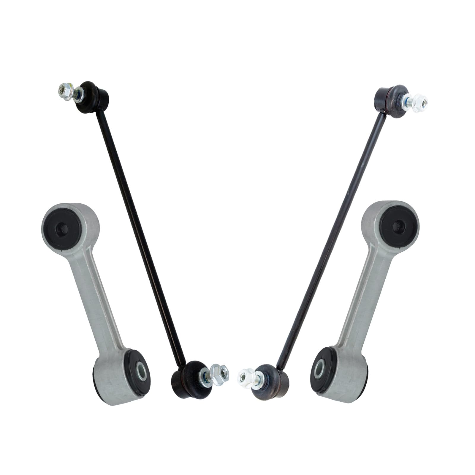 Trq Sway Bar Stabilizer Link Set Front & Rear Compatible With 06 330Xi