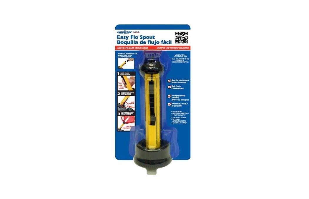 Scepter Canada 72Replacement Gas Can Spout Replacement Spout for Scepter Containers with Child Resistant Closure & Dust Cap, 6-3/4 in L