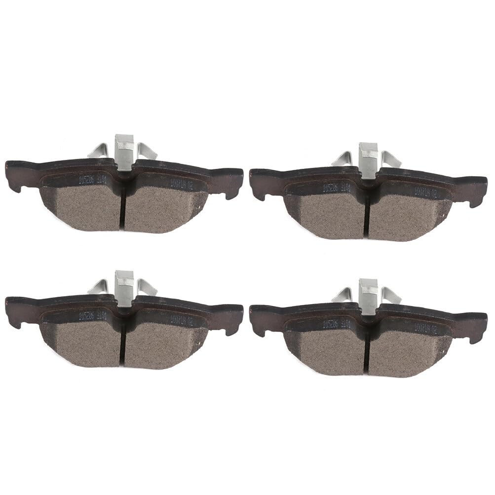 Automuto 4Pcs Rear Semi-Metallic Disc Brake Pads Set D1171 For Bmw 128I 323I 325I 325Xi 328I 328I Xdrive 328Xi X1