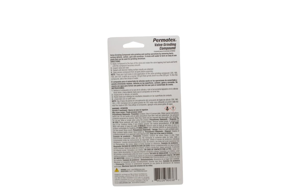 Permatex Valve Grinding Compound 1.5 Oz.
