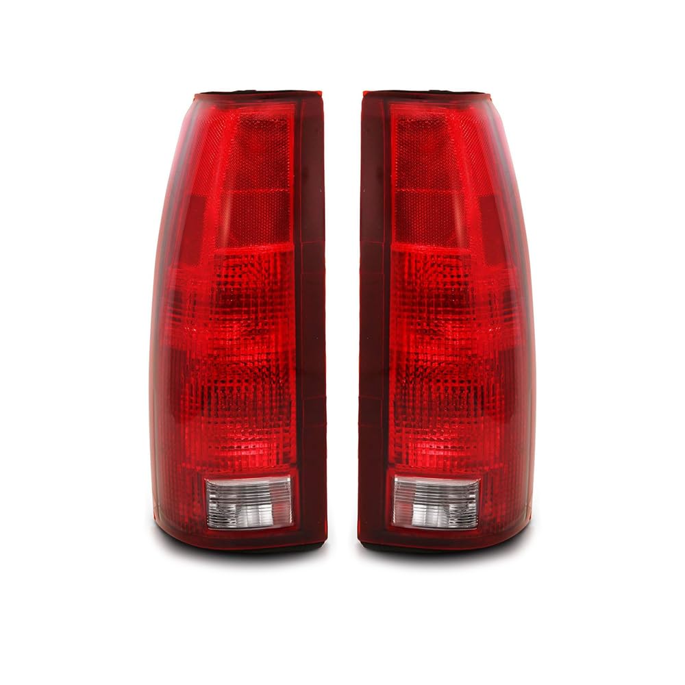 EPIC LIGHTING OE Spec Replacement Halogen Tail Lights w/o Bulbs & Board Assembly Compatible with CHEVROLET 88-02 C/K TRUCK - Pai