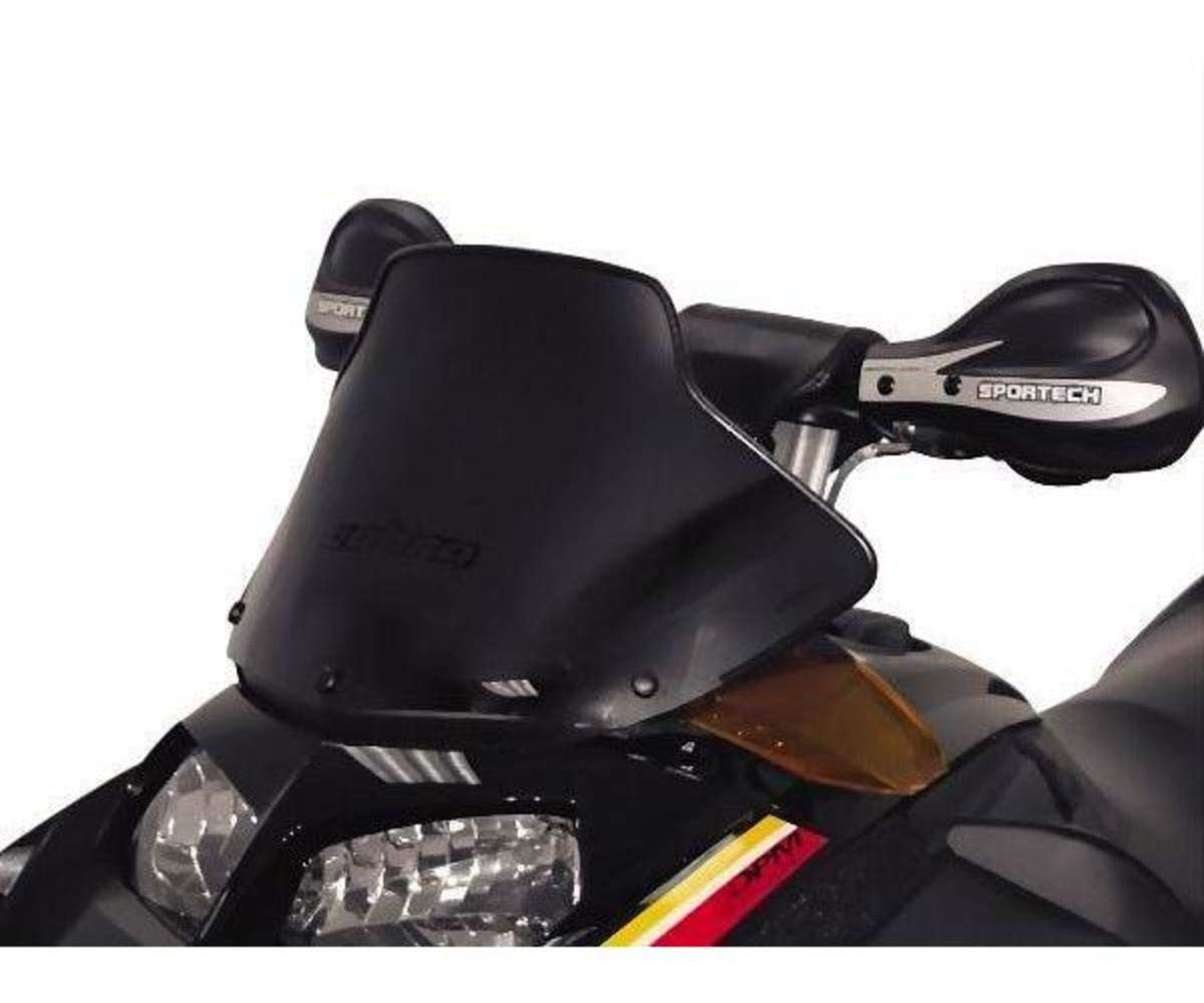 PowerMadd 13030 Cobra Windshield for Ski Doo Rev - Matte black - Mid height