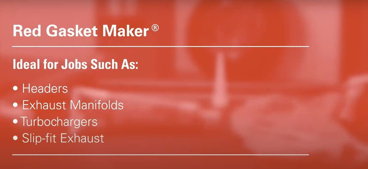 Permatex 81624 Ultra Red High Temperature Gasket Maker, 13 Oz