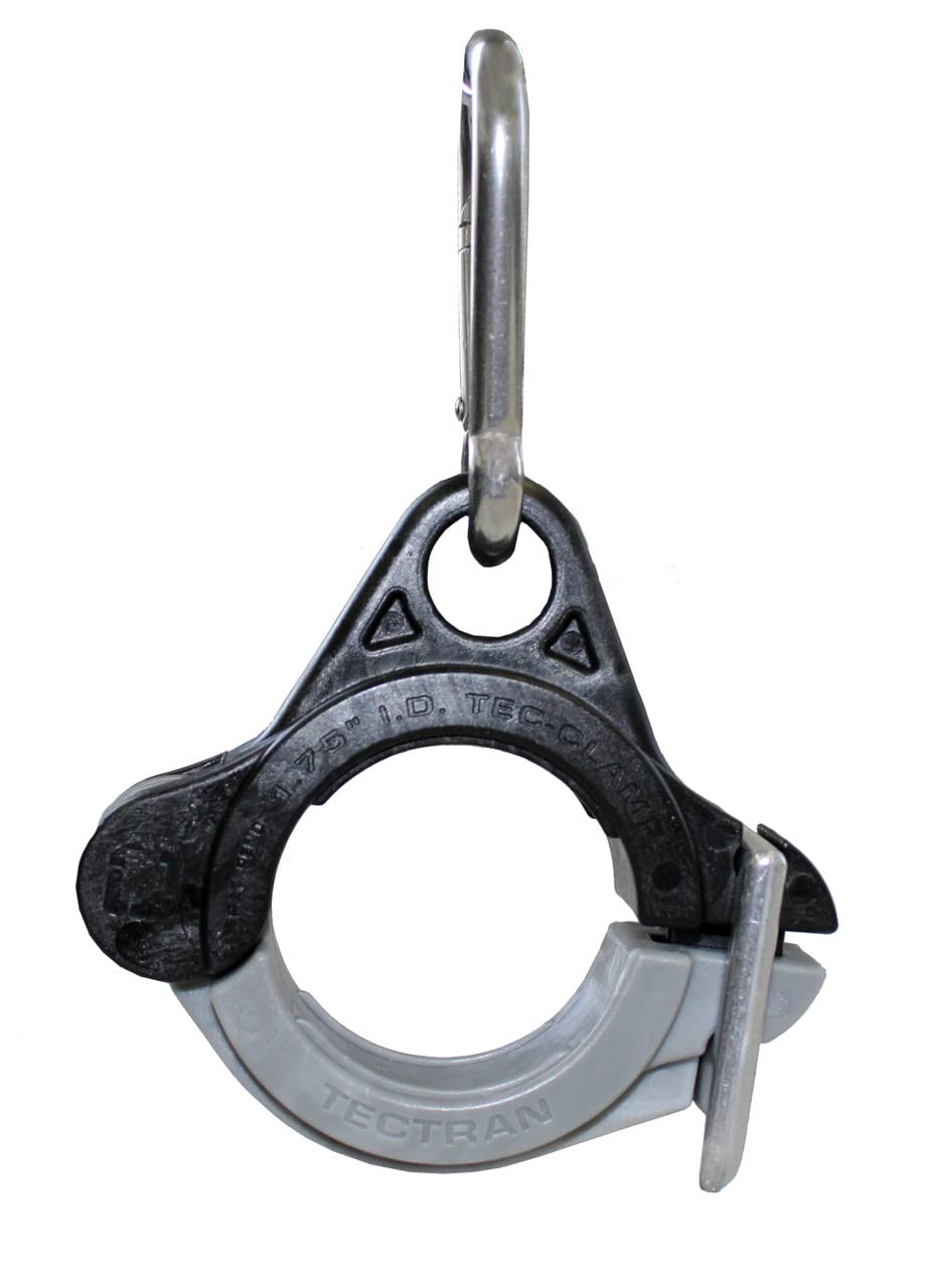Tectran Multi-Purpose TEC-CLAMP Series | Color-Coded | Stainless Steel Clip | (1.75 | Gray)