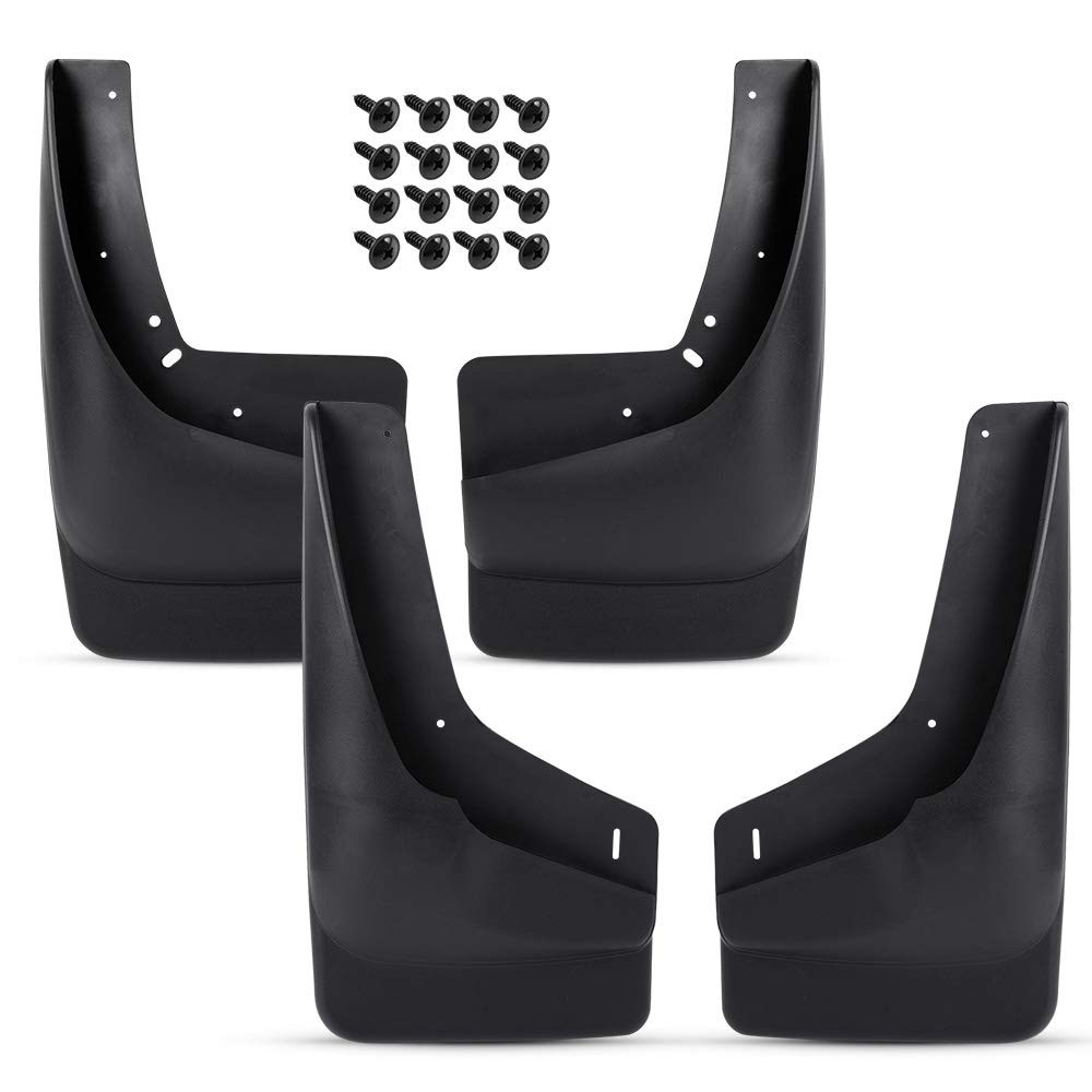 G-PLUS Mud Flaps Splash Guards Fit for Chevy Silverado/GMC Sierra 1500 1999-2007, Fit Sierra 2500 2001-2007/ Avalanche 1500/2500