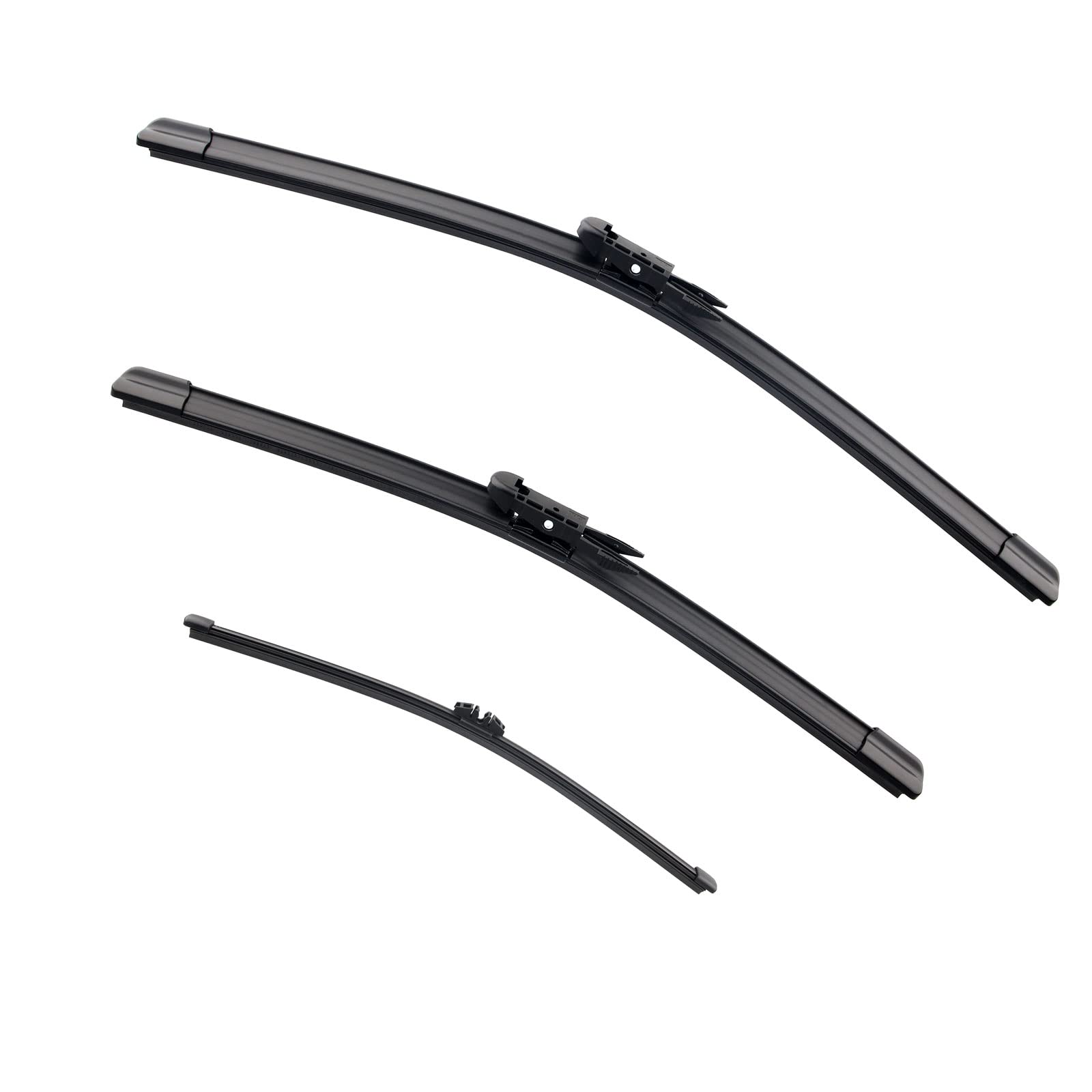 Anikluim 28''+ 28'' Wiper Blades With 14'' Rear Wiper Blade Set Replacement For 2015 2016 2017 2018 2019 Edge Endura Windshield 