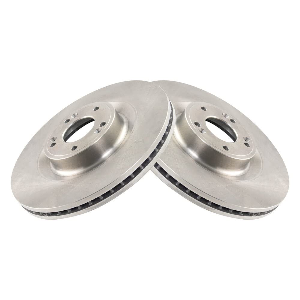 Trq Front Brake Rotors Set Vented Compatible With 2017 Genesis G80 2011 Hyundai Equus 2012-2016 2016-2017 Kia K900
