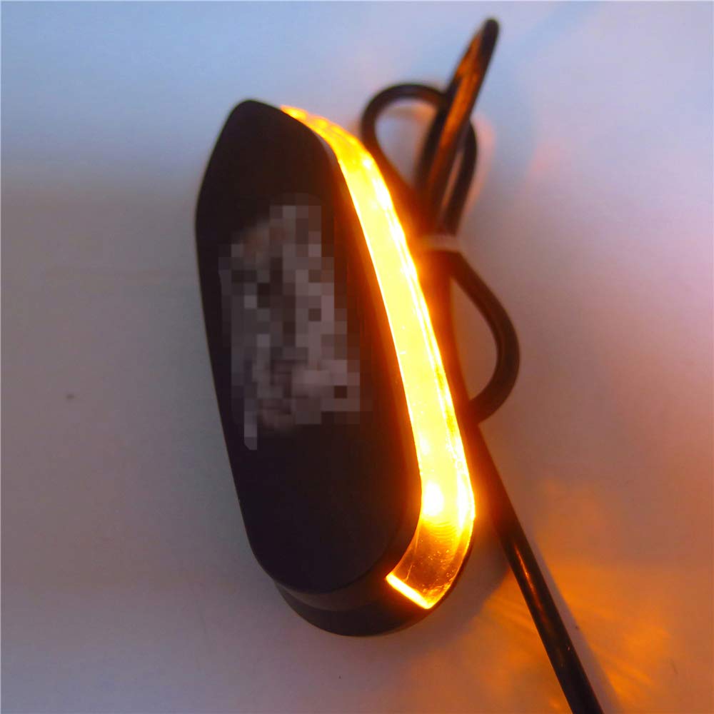 Smt- Led Amber Signal Mirror Block Off Base Plate Compatible With Suzuki Gsxr 600 750 1000 2006-2008 [P/N: Mt222-010A]