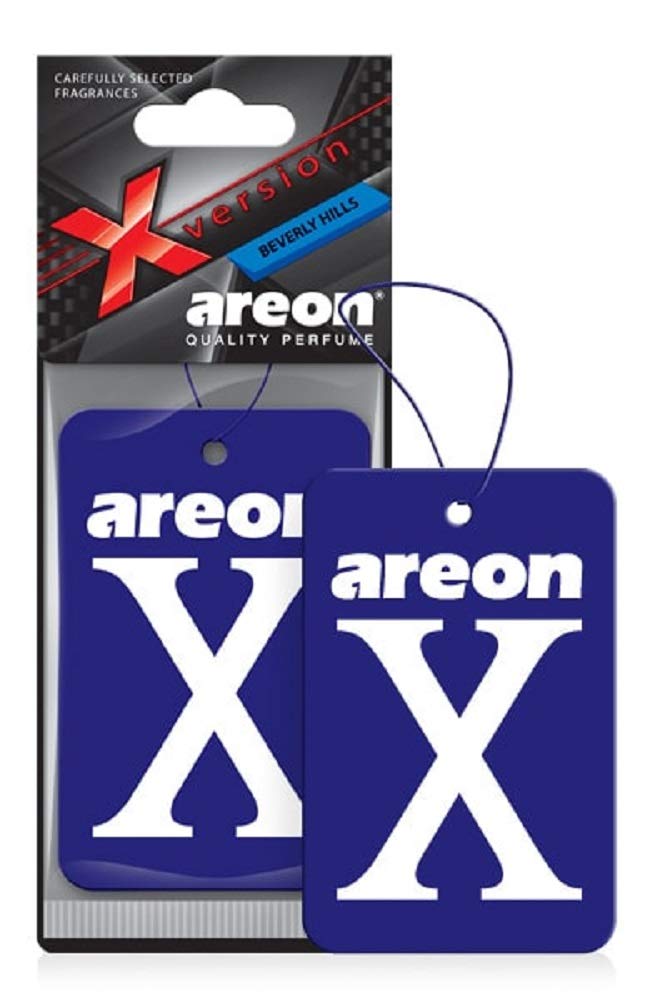 Areon X Axv01 Hanging Best Car Air Freshener Party Scent, Paper Hanging Ornaments, Long Lasting Scent For Car Or Home 12 Pack